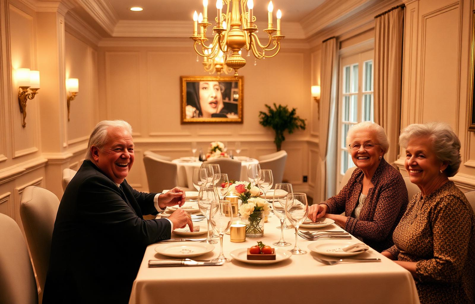 Dining moment